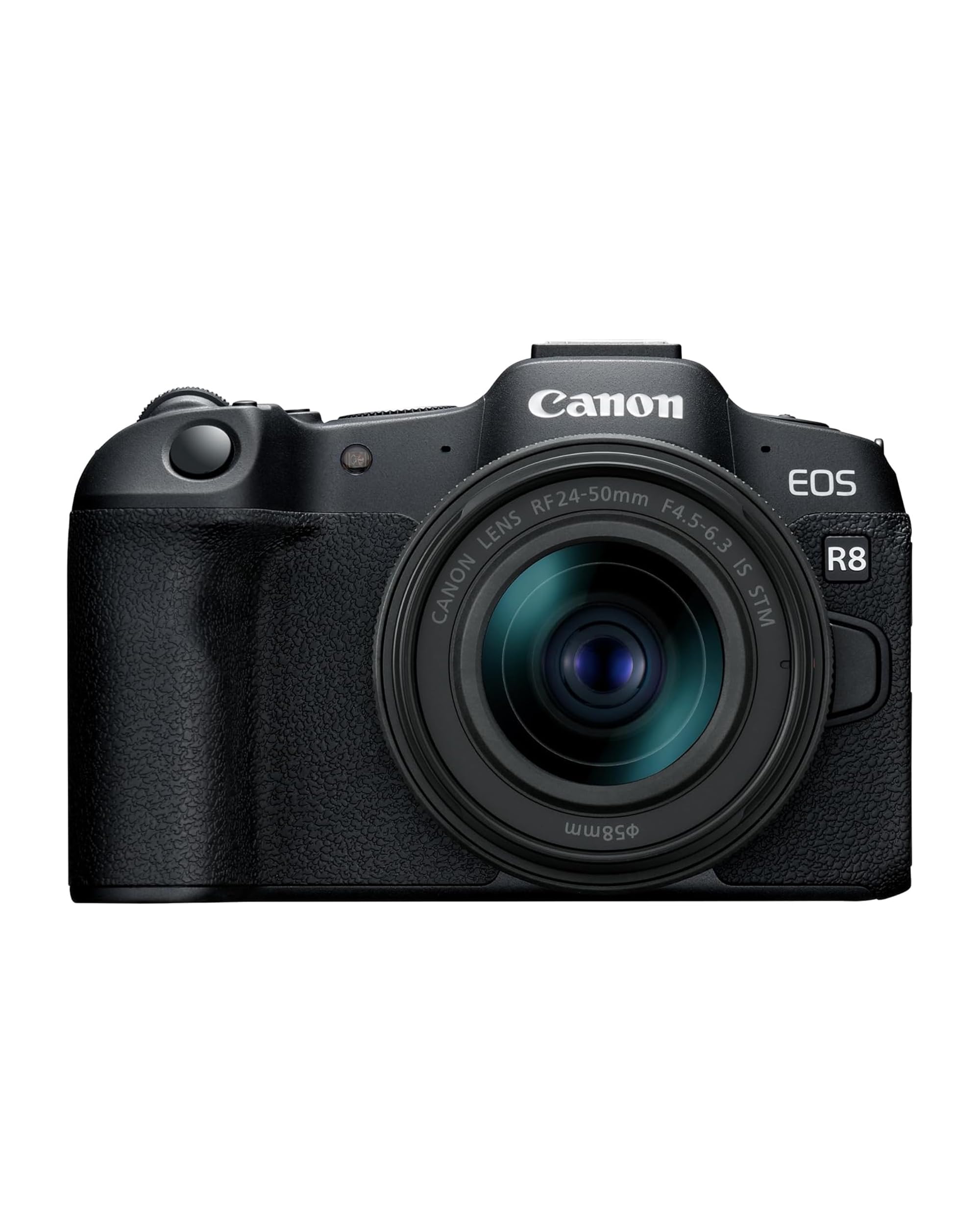 Canon Eos R8 + Rf 24-50Mm F4.5-6.3 - Fotocamera Digitale Mirrorless - Sensore Cmos Full-Frame Da 24,2 Mp - Dual Pixel Cmos Af Ii - Composizione Integrata - Touchscreen Lcd - Compatibilità Uvc/Uac-image