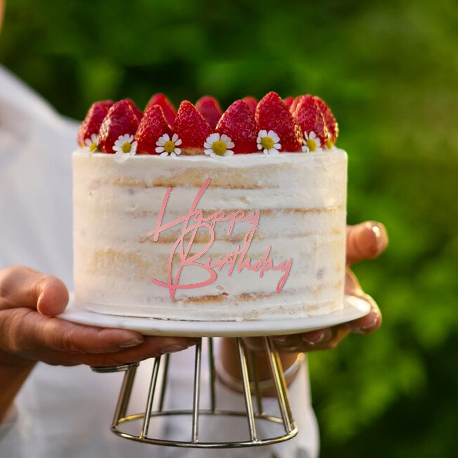MXTIMWAN 8 stuks Happy Birthday taartdecoratie, taarttoppers voor