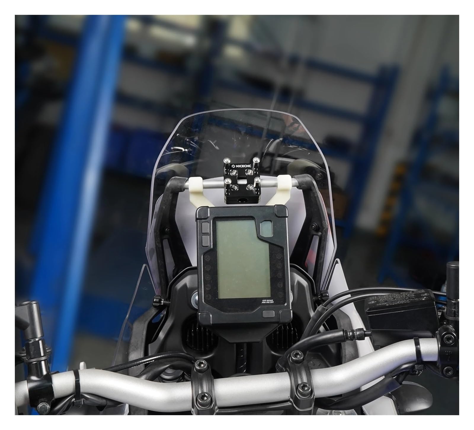 Motocicleta de Soporte de Navegación GPS Soporte Navegación Teléfono Soporte GPS Barra 12MM, Soporte R12 para Super para Tenere XTZ1200 para Tenere 700 XTZ700