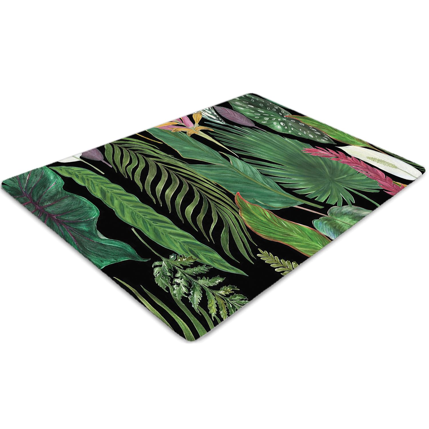 Tapis de chaise protège-sol résistant en PVC imperméable 120x90 cm rectangulaire