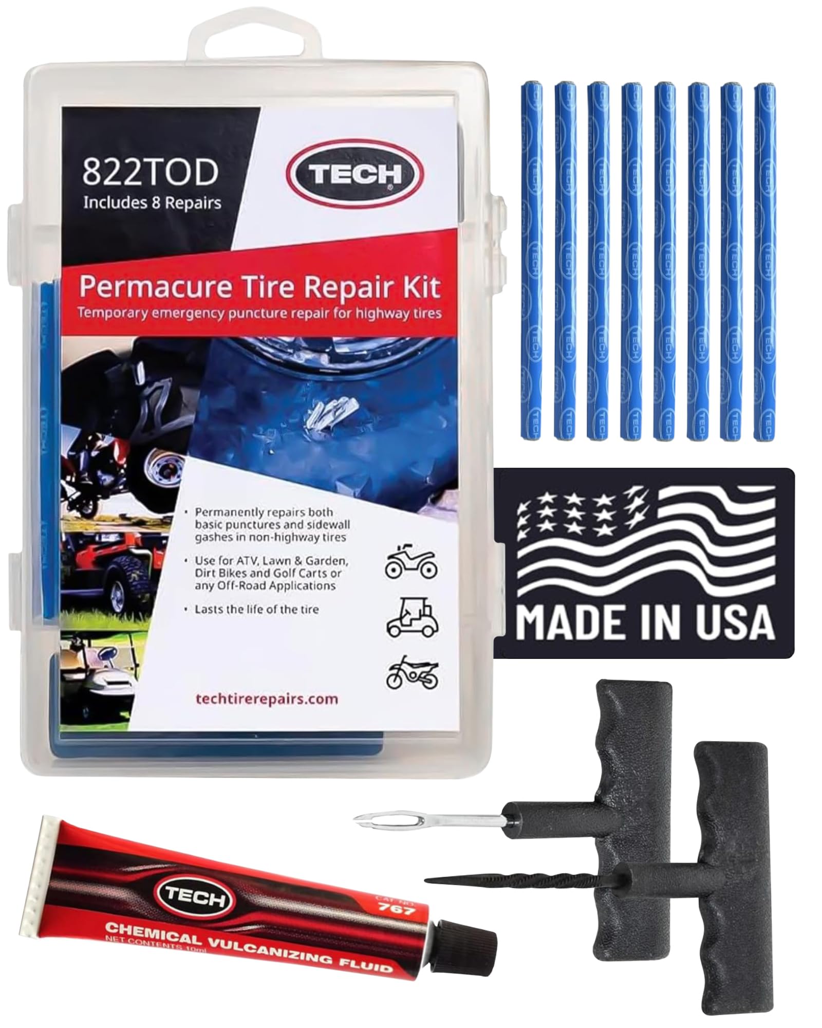 822TOD PermaCure Self-Vulcanizing Tire Repair System