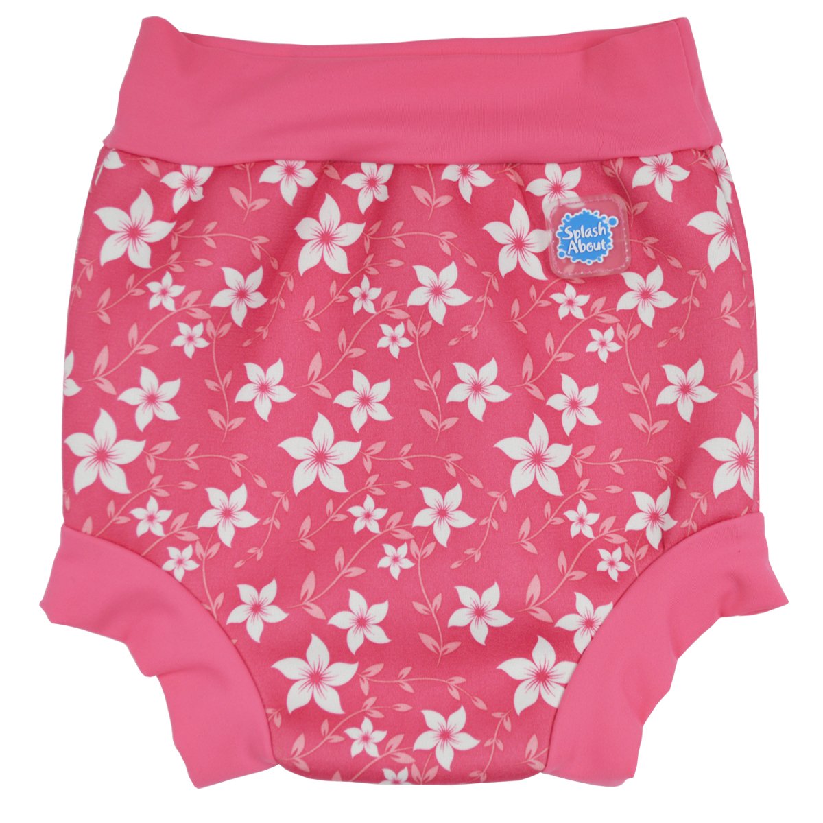Splash About Splash About Kids Reusable Swim Happy Nappy (Pink Blossom Medium (3-8 months))