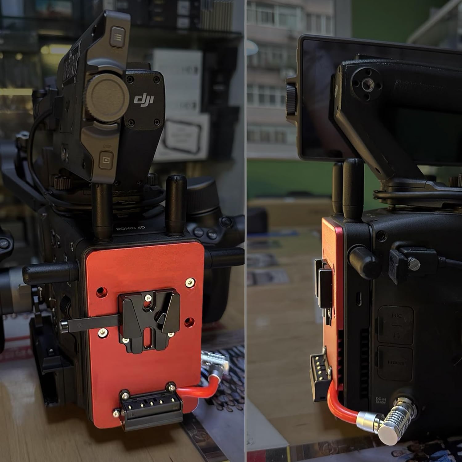 Amazon.com : Alvins V Mount Battery Plate for DJI Ronin 4D, V