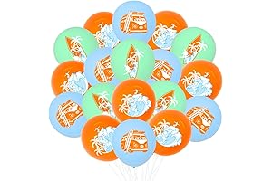 Vintage Surf Birthday Balloons