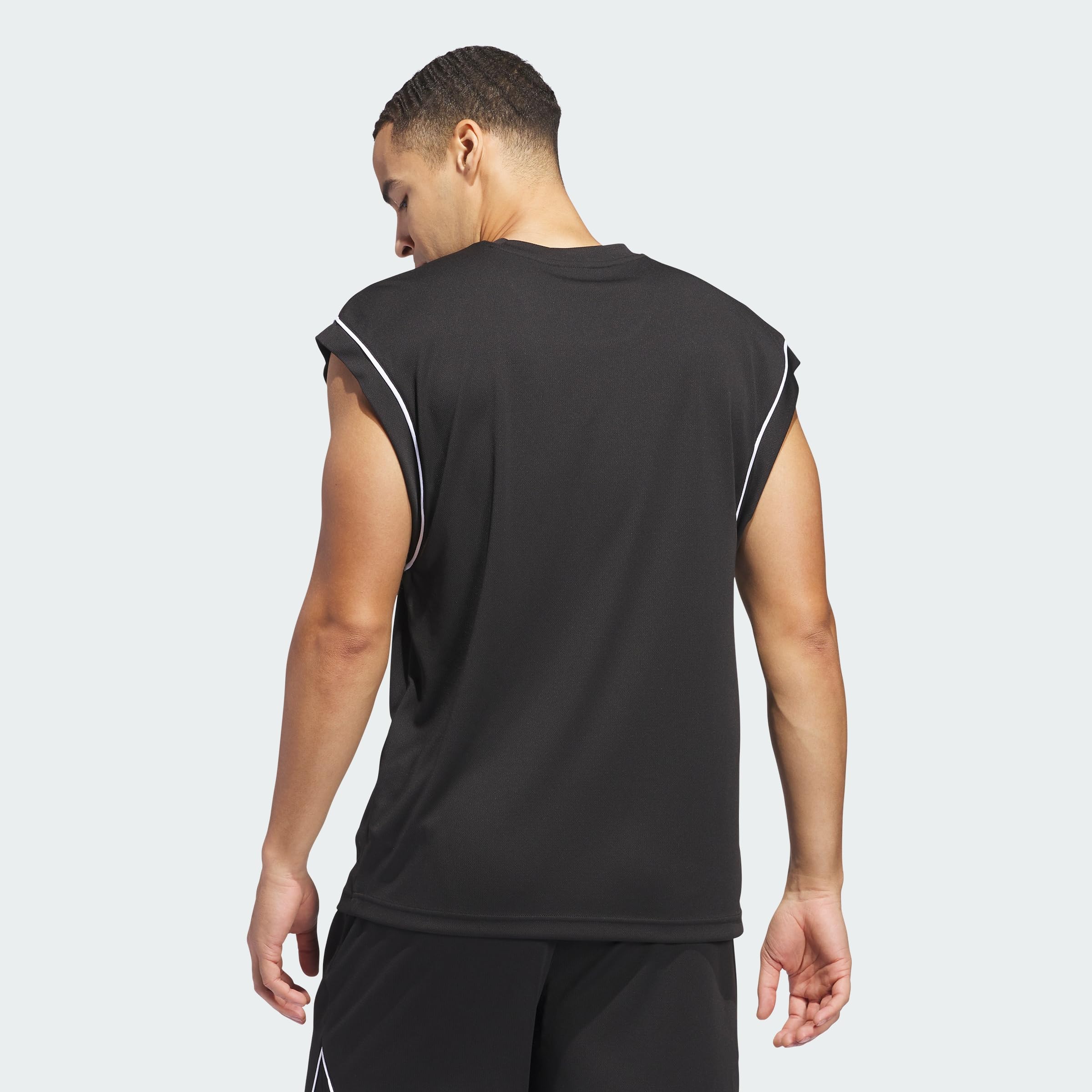adidas Men's Camiseta sin Mangas Basketball All-World