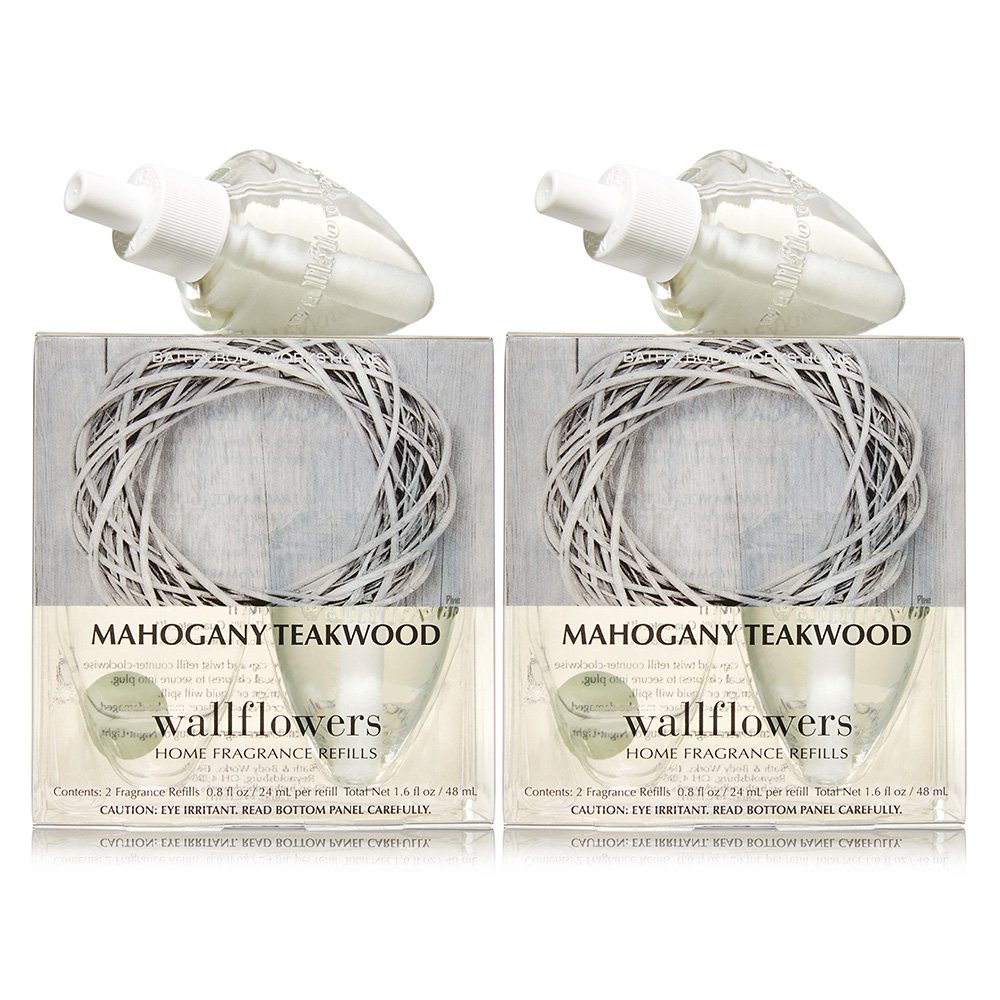 Mahogany Teakwood Wallflowers 4-Pack Refills