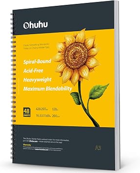 Ohuhu 16.5"x11" Marker Paper Pad Art Sketchbook for Drawing and Sketching
