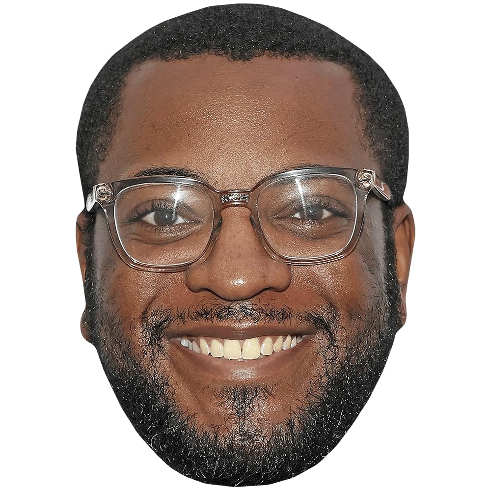 Zhailon Levingston (Smile) Celebrity Mask, Flat Card Face, Fancy Dress Mask