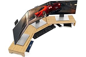 Nnewvante Triple Monitor Desk Stand