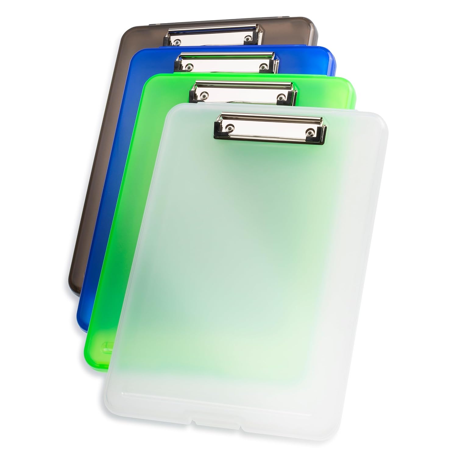 helit H2532010 Clipboard DIN A4 The Clip White Translucent Clipboard Drawing Board
