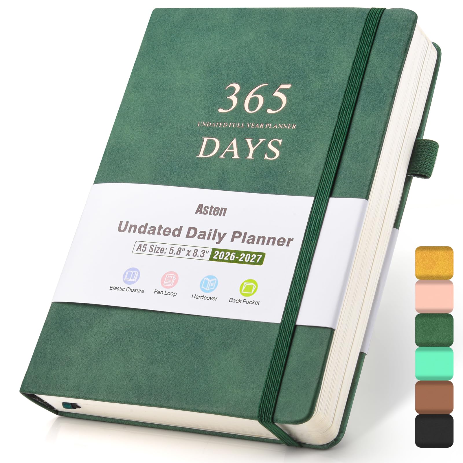 Asten Planner Undated Daily Planner