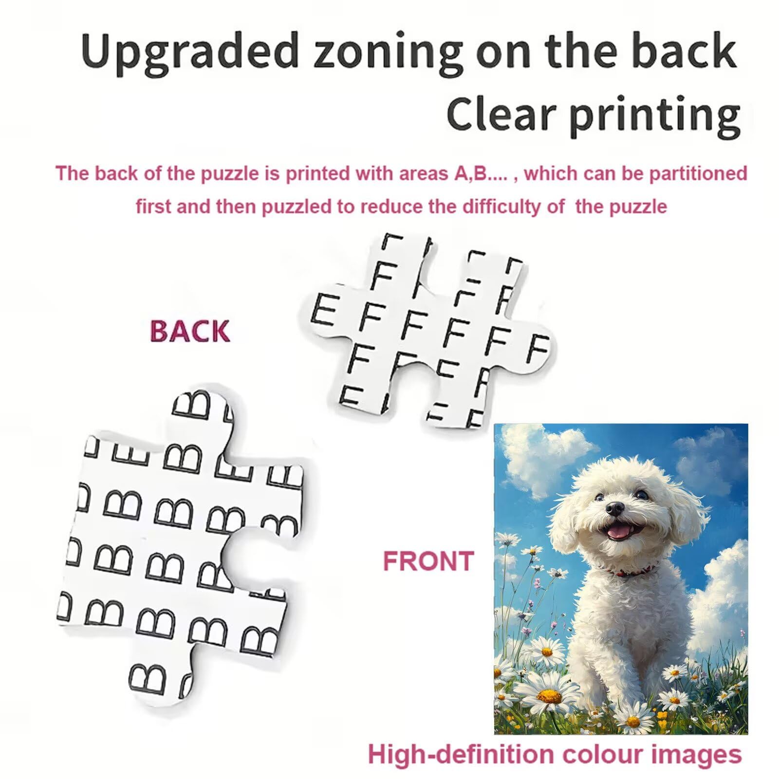Jezioro Mglisty Puzzle 2000 sztuk dla dorosłych, puzzle dla dorosłych 2000 sztuk góry w zestawie plakat, edukacyjna rozrywka, gra zręcznościowa dla całej rodziny, wymiary: 100 x 70 cm