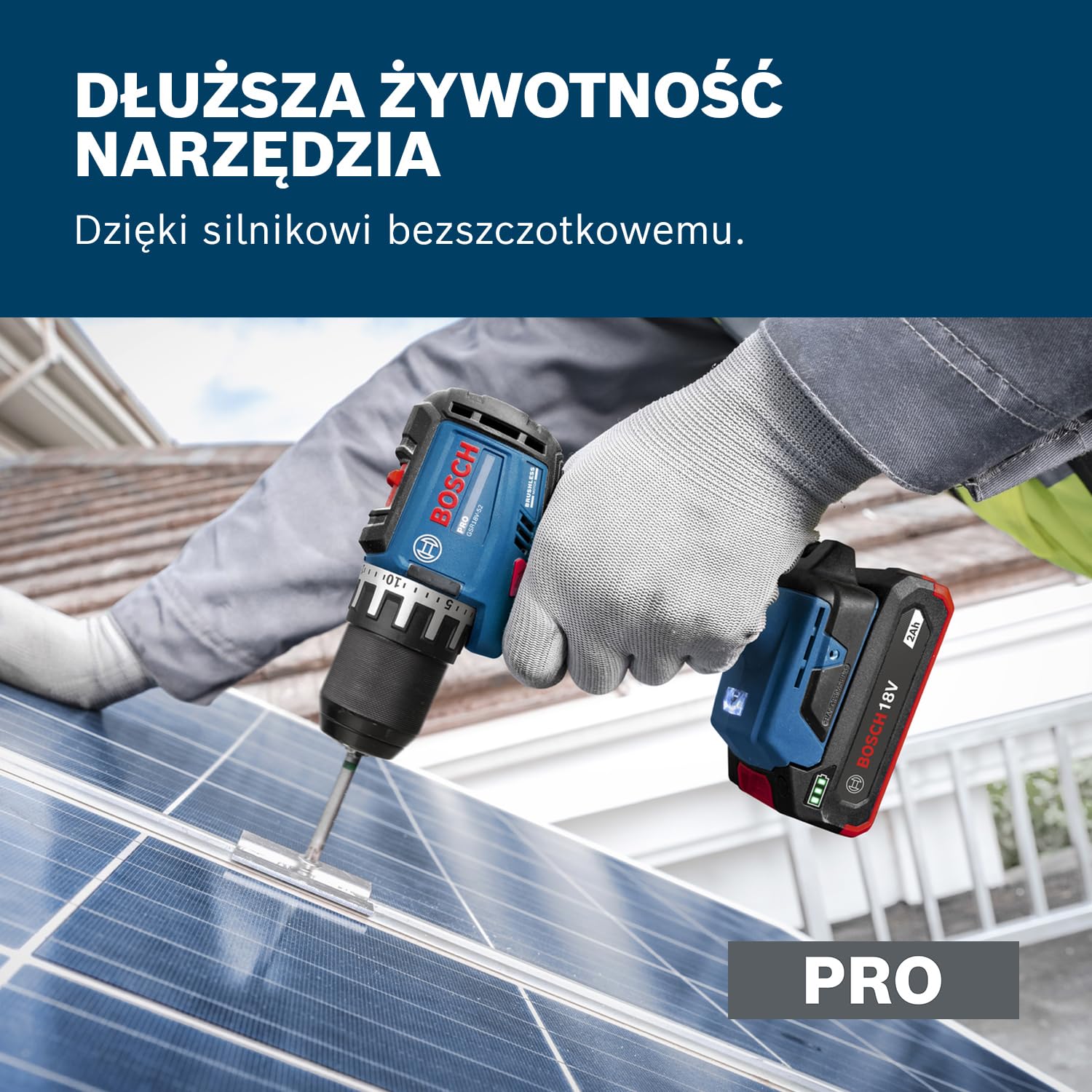 Bosch PRO 18V System Wiertarko-wkrętarka akumulatorowa GSR18V-52