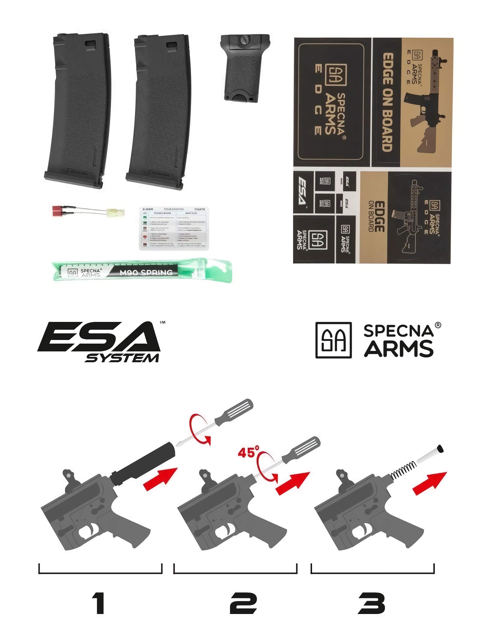 Amazon | [Specna Arms] SA-E12 EDGE PDW 電動ガン[MOSFET搭載