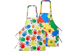 Lictin Kids Painting & Cooking Apron Duo – The Coziest Covering for Messy Masterpieces