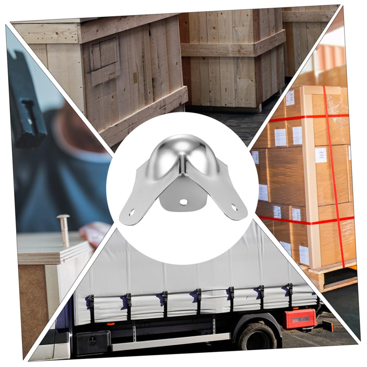 POPETPOP 12Pcs Ball Corner Protector Edge Guard for Furniture Durable Flight Box Hardware Kit Innovative Design for Cabinets with Rounded Edges Easy Installation Space Saving