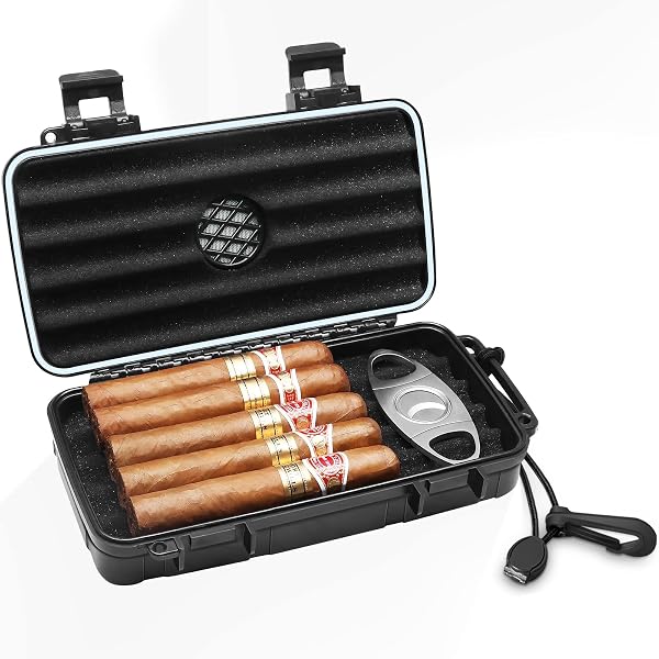 Flauno 5-Cigar Travel Humidor