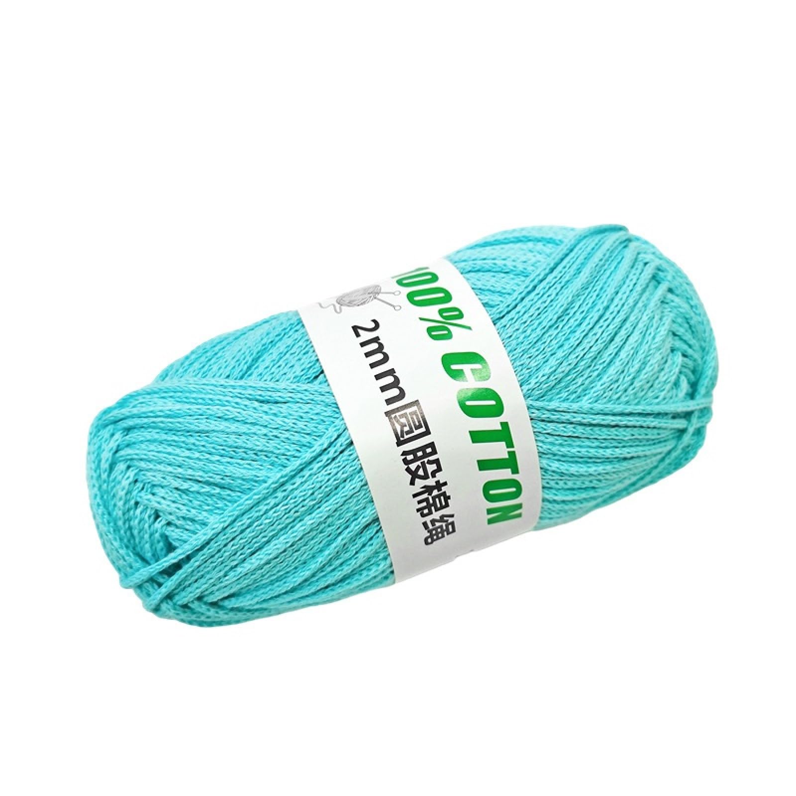 8 szt. pusta bawełniana nić 100 g okrągły sznurek 2 mm bawełniana nić lniana ręcznie robiona DIY szydełkowa torba na drutach, RC01