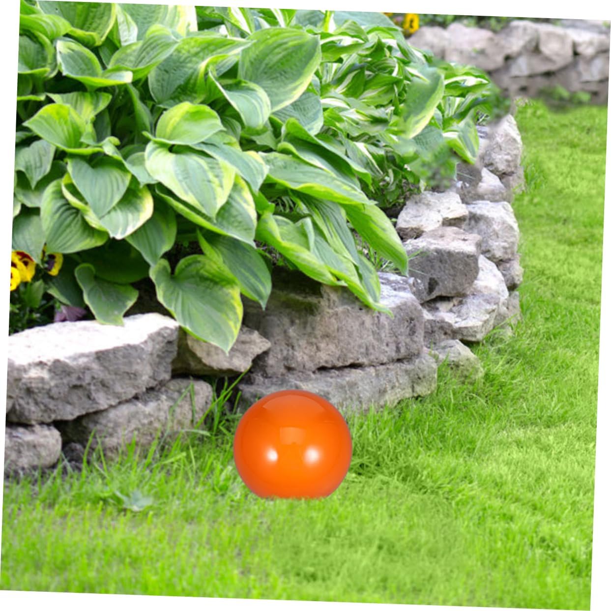 Garden Gazing Ball 12 Inch Stainless Steel Reflective Sphere Polished Mirror Finish for Outdoor Decor and Lawn Ornaments