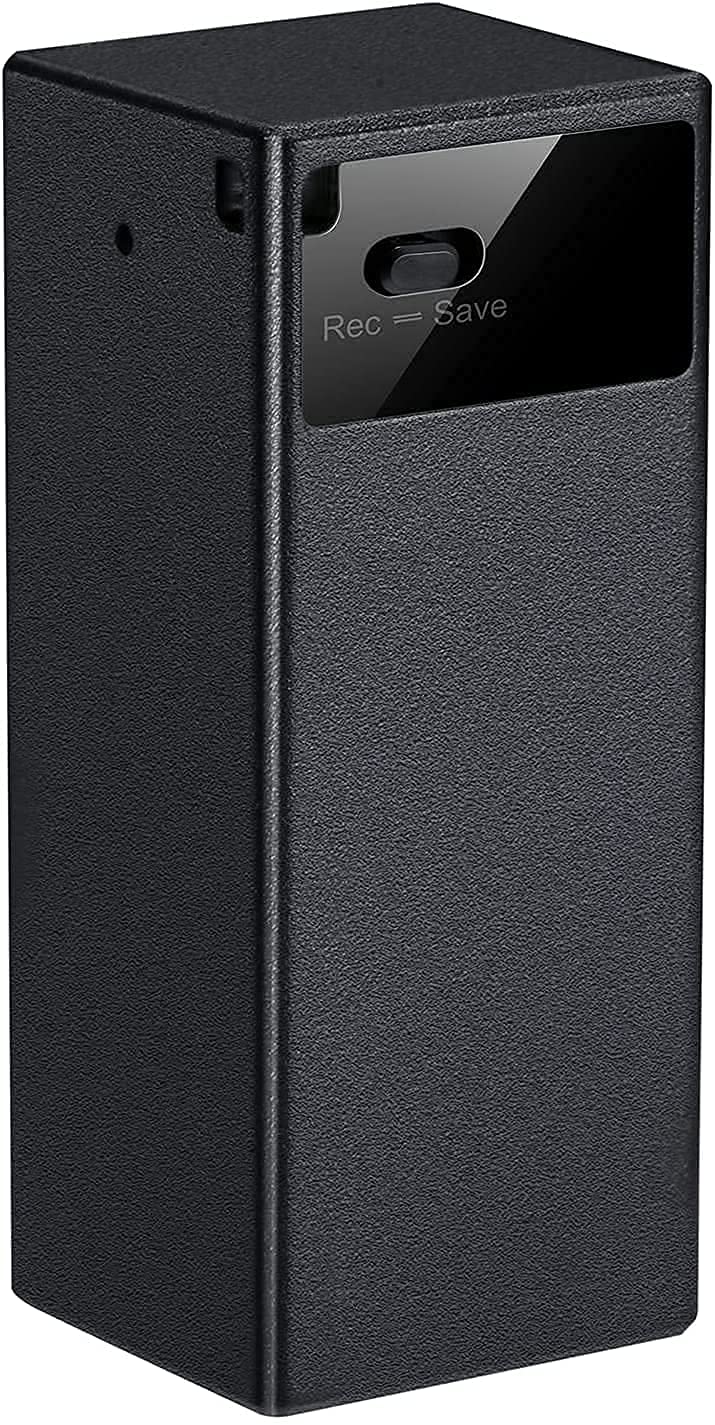 KZLYNN Hidden Voice Recorder 365 Days Standby, 16 Days Recording Time Long Battery Life Audio Recorder Playback Voice Activated Noise Cancellation Tape Recorder (Model V12, Inbuilt 32GB)