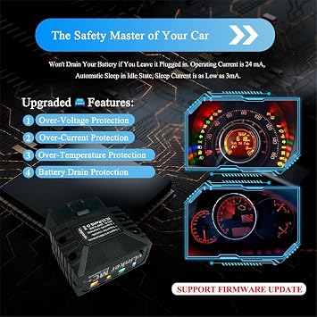 vLinker MC+ Mini Bluetooth OBD II Scanner Adapter Car Diagnostic Scan Tool and Code Reader for iPhone and Android