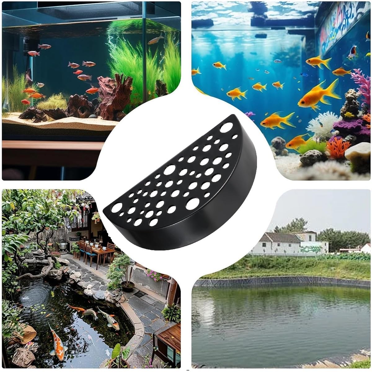 Tunnel per Acquario Grotta Gamberetti,Acquario Gamberetti Allevamento Cave,Accessori Decorazione per Acquari,Nascondiglio per Gamberetti E Piccoli Pesci per Acquario Grotta Tunnel E Gamberetti