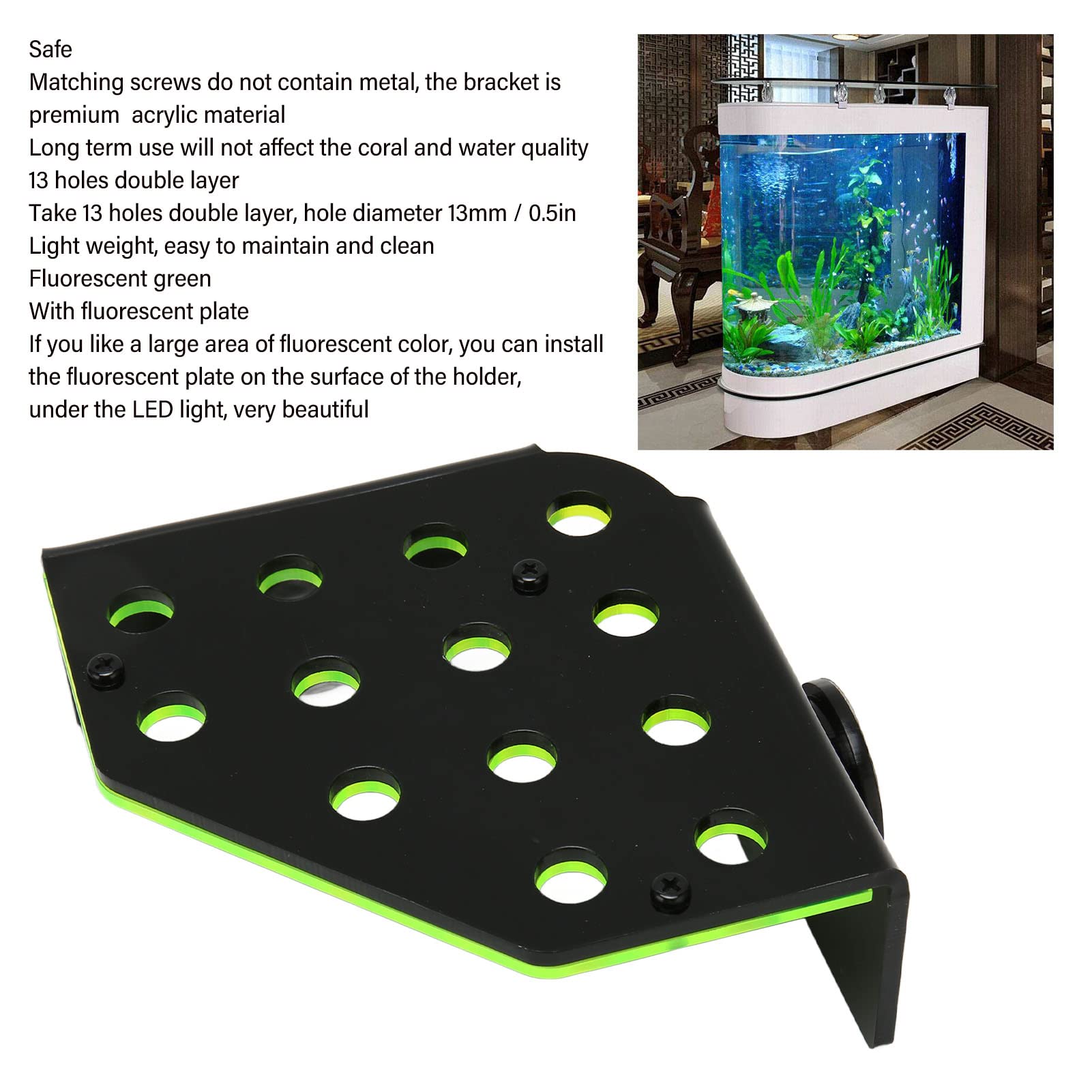 Magnetic Frag Holder Aquarium Choice Magnetic Coral Frag Rack - 7 Plug ...