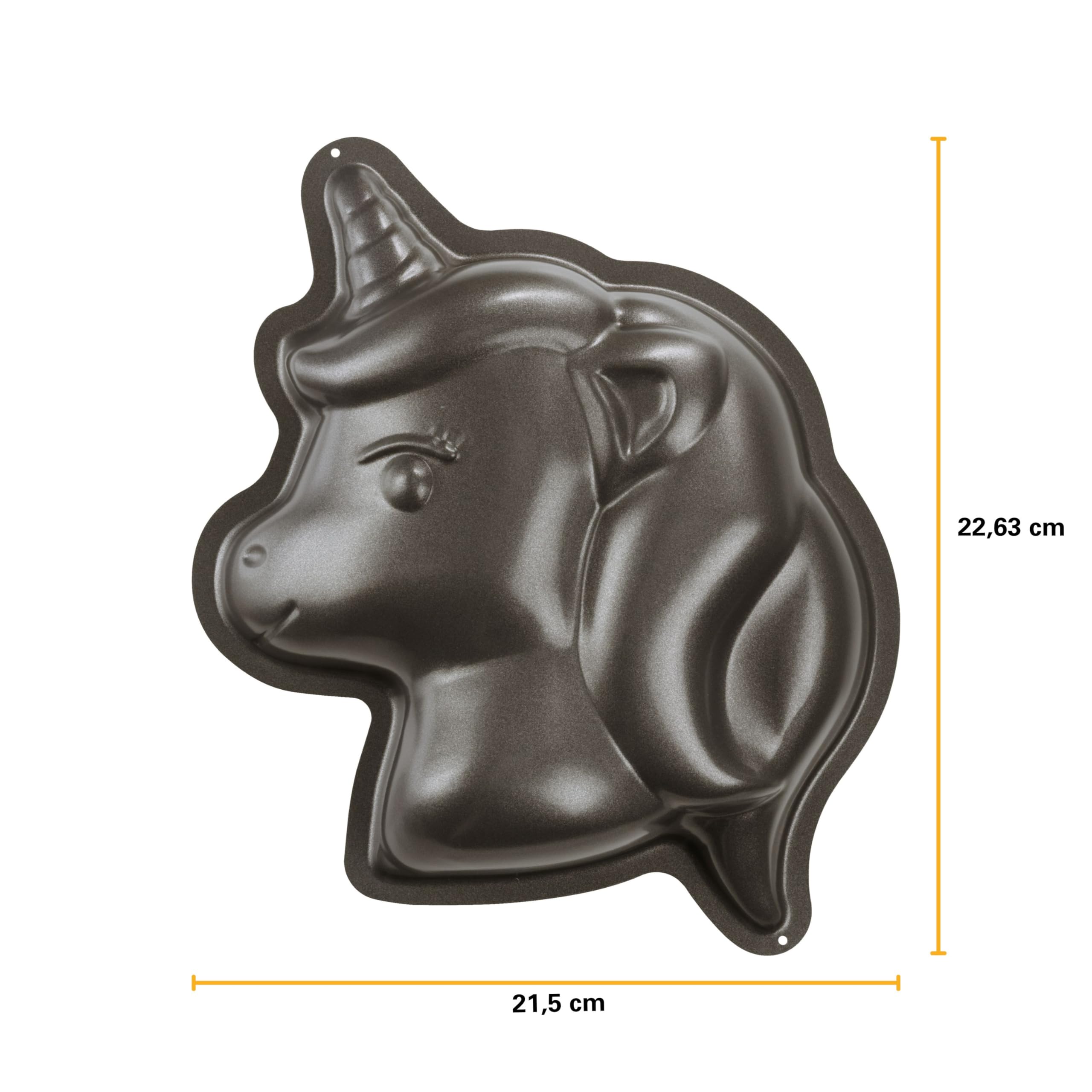 Image secondaire de Birkmann Moule motif Licorne, acier, multicolore, 23 x 21 x 6 cm