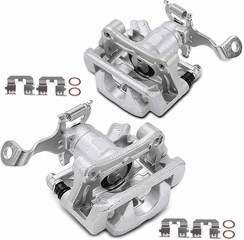 Miniatura 9 de A-Premium Conjunto de pinzas de freno de disco con soporte compatible con Mazda 3 2014-2018 3 Sport 2014-2018 lado trasero del conductor y del