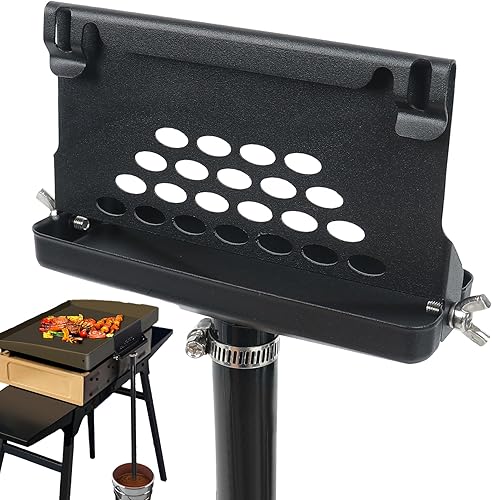 Whaleme Blackstone Accessories - Recogedor de grasa para plancha, embudo de drenaje de grasa trasero mejorado para taza de grasa Blackstone con