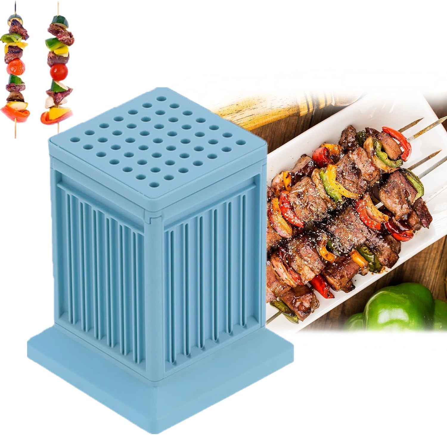 Machine à Brochettes En Acier Inoxydable - 10 Trous | Pour Barbecue, Restauration Ou Usage Domestique