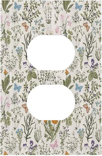 Miniatura 117 de Cubiertas Decorativas para Interruptor de Luz de Palanca Triple Retro Rojo Pulpo Monstruo Ola Marina Azul de 3 Segmentos Cubiertas de Placa de Pared