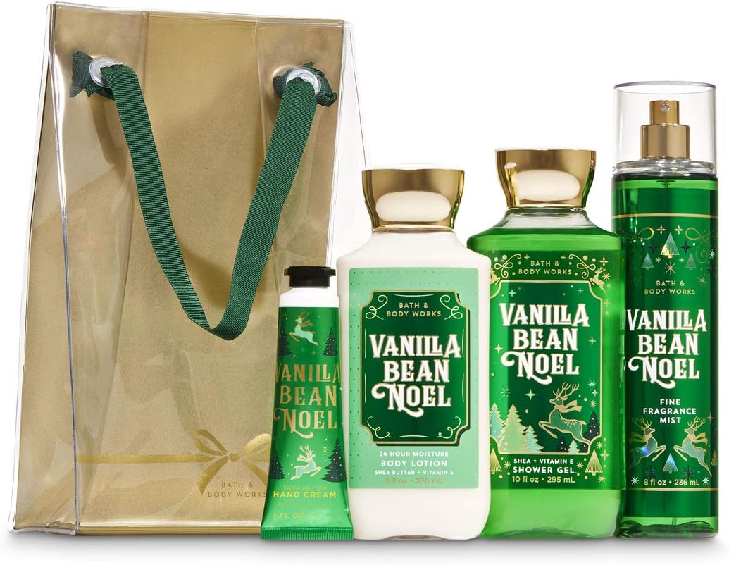 Amazon.com : Bath & Body Works Vanilla Bean Noel Gift Set Bundle of