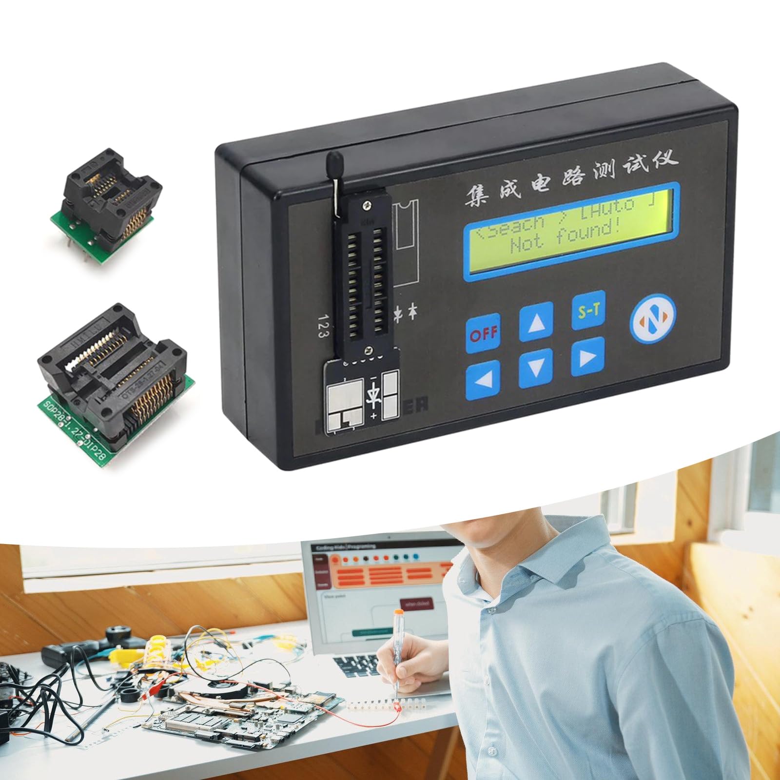 Dispositivo diagnostico del circuito integrato T100 che offre ampia compatibilità delle piattaforme e funzioni efficienti di risoluzione dei problemi Analizzatore di circuito integrato