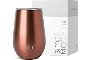 Simple Modern Wine Tumbler: Insulated Stainless Steel Cup with Lid for Wine, Coffee, and Drinks