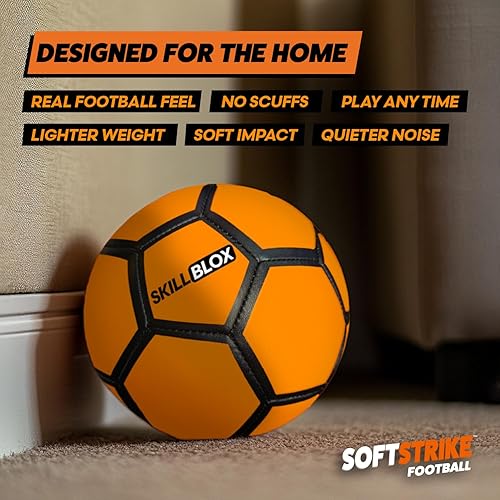 Miniatura 2 de SoftStrike Home - Balón de fútbol para entrenamiento de habilidades en interiores, regalos de fútbol para niños, pelota de habilidades para casa,