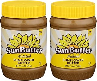 Sunbutter B41295 Sunbutter Natural Sunflower Seed Spread - 16oz (Pack of 2)