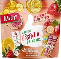 Vista 1 de FlavCity Anytime Essential Lemonade Variety Pack - Powder Drink Mix Packets with Collagen - Lemonade Packets in 3 Flavors - Water Flavoring with
