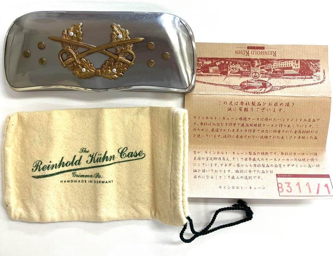 希少 ビンテージ】Reinhold Kuhn ラインホルトキューンメガネケース