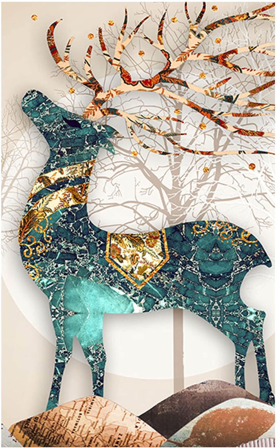 Yamoxls ダイヤモンドアート キット ビーズ 改良版 全面貼り付けタイプ 絵画 5d モザイク Diy 暇つぶし 手作り 手芸 可愛い ハンドメイド 刺繍 飾り 塗装ツール 人気 道具 簡単 学生 大人 翡翠鹿 Faz Co Zm Yamoxls ダイヤモンドアート キット ビーズ 改良版 全面貼り付けタイプ 絵画 5d モザイク Diy 暇つぶし 手作り 手芸 可愛い ハンドメイド 刺繍 飾り 塗装ツール 人気 道具 簡単 学生 大人 翡翠鹿 Faz Co Zm