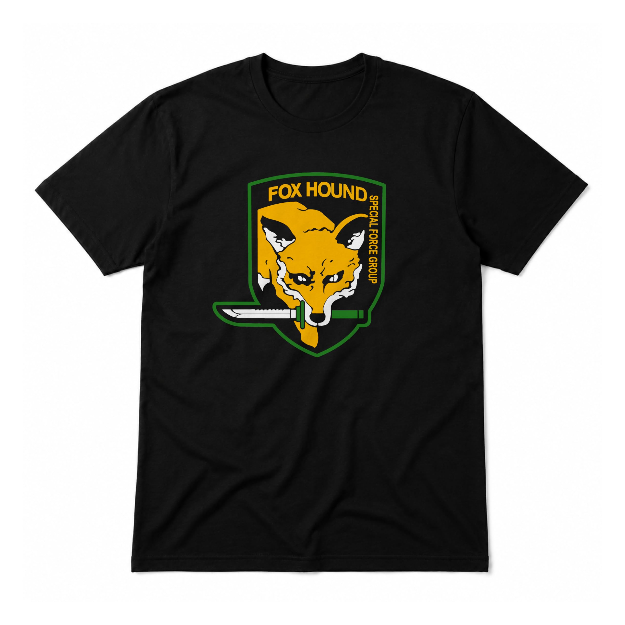 Fox Special Force Camiseta Negra de Manga Corta 100% algodón para Gamers