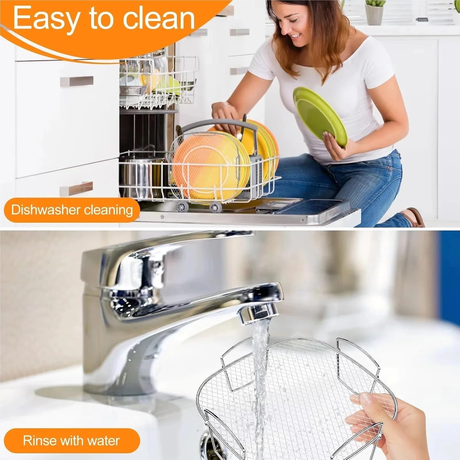 Multi-Functional Baking Rack For Air Fryer Dehydrator BBQ Steaming And Accessory