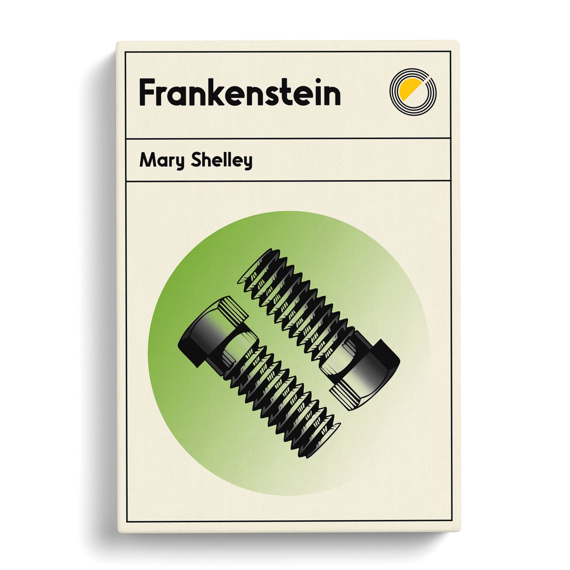 Book Cover Frankenstein Mary Shelley Canvas Print, Mixed, 25L x 50W cm - Image 2