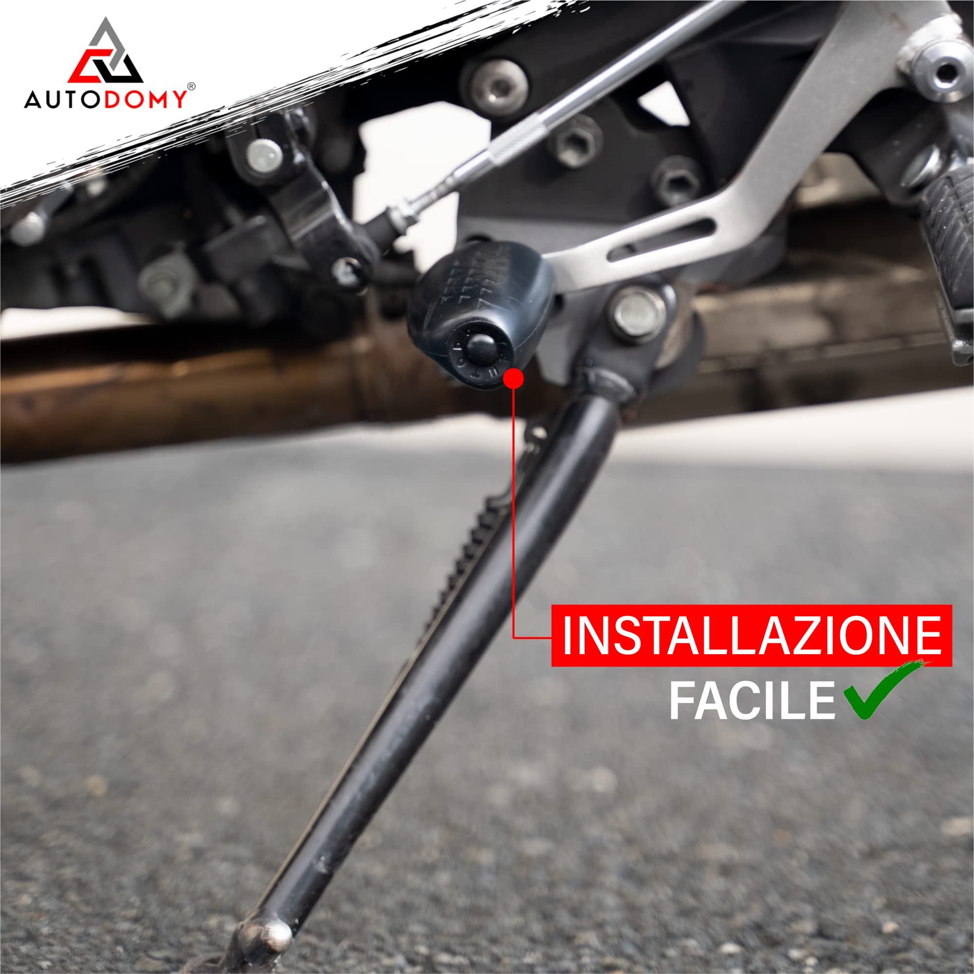 Autodomy Protezione Scarpe Moto Leva Cambio Copriscarpe Motociclo Quad ATV V1 | Proteggi Scarpe Moto é Antiscivolo | Copri Scarpa Cambio Valido Per Tutte le Scarpe