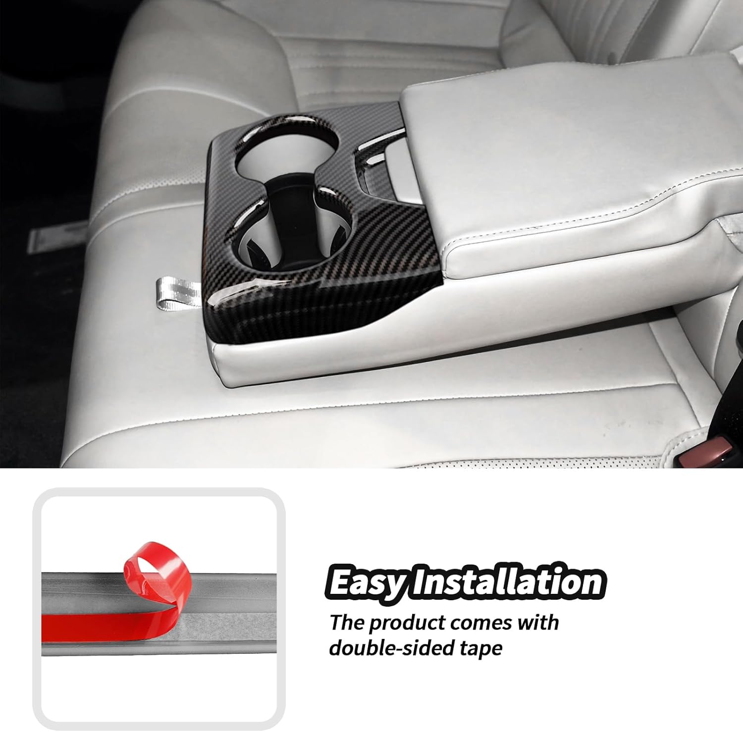 JeCar 17pcs Full Set Carbon Fiber Interior Trim Kit Fit for 2011-2014 Chrysler 300/300C