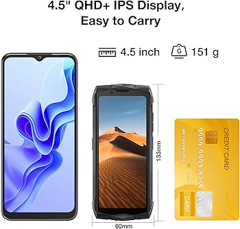 DOOGEE Smini Outdoor Handy Ohne Vertrag Android 13 Helio G99 15GB+