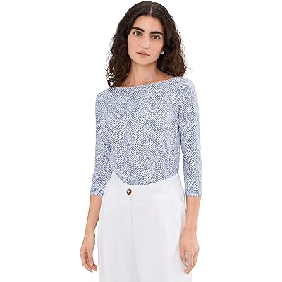 Tommy Bahama Ashby Isles Porto Fronds 3/4 french blue