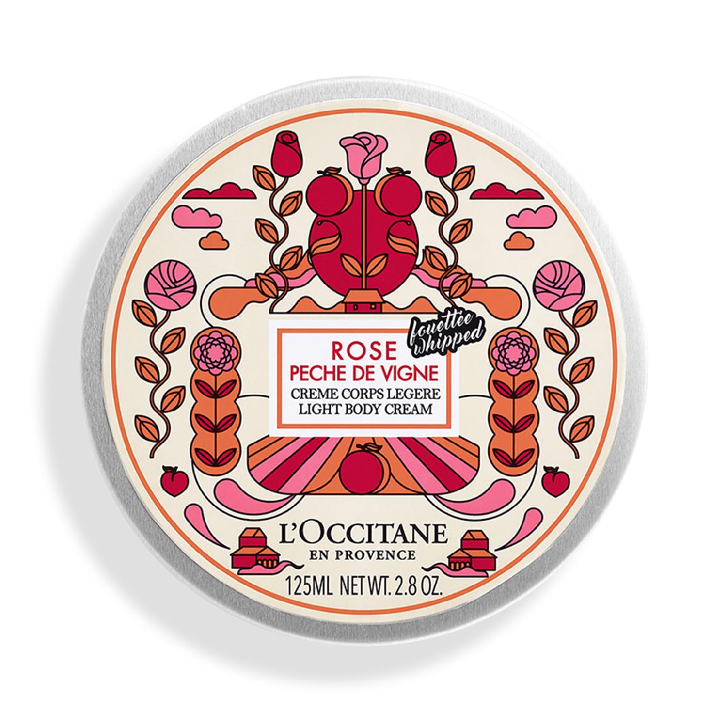 L'Occitane Rose Vine Peach Light Body Cream 150ml | Moisturizing
