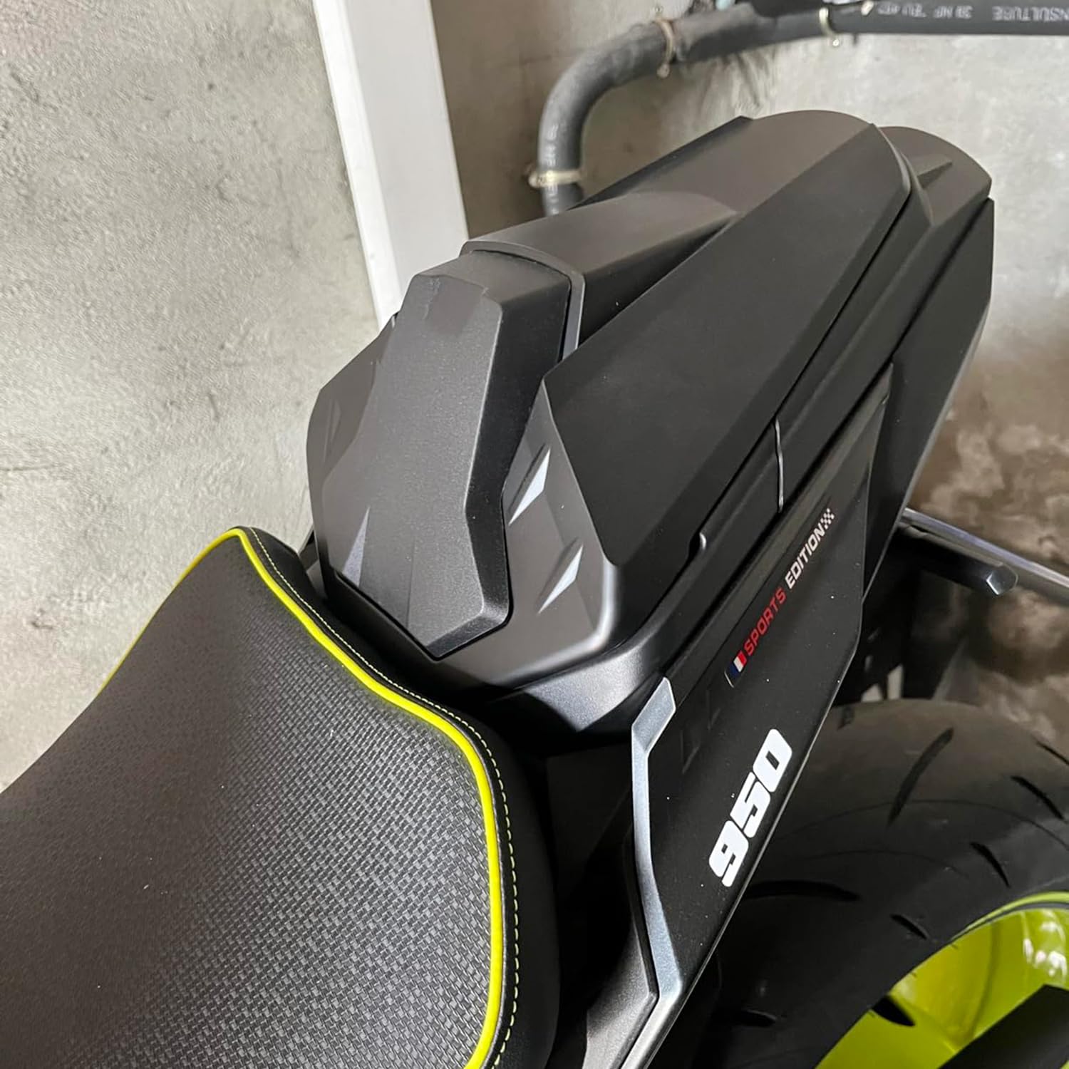 Motorrad Hinten Soziusabdeckung Beifahrersitz Verkleidung Heckabdeckung Rücksitzbezug für GSXS 1000 GSX-S1000 2021 2022 2023 2024 Sozius Solo Verkleidung, Matt-schwarz