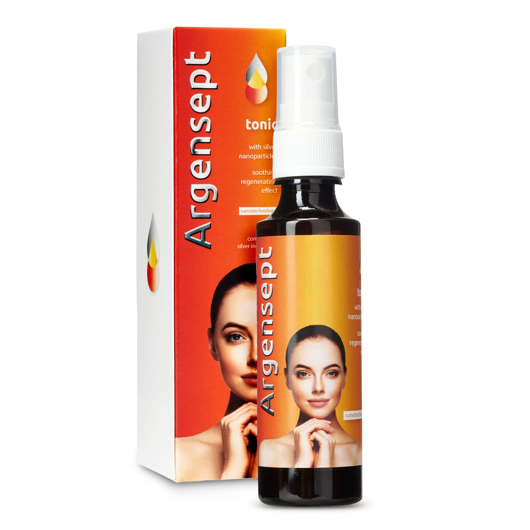 Argensept Colloidal Nano Silver Tonic | With Silver Nano Particles | Regenerating and Soothing